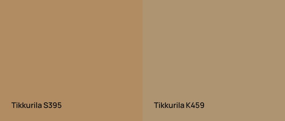 Tikkurila  S395 vs Tikkurila  K459