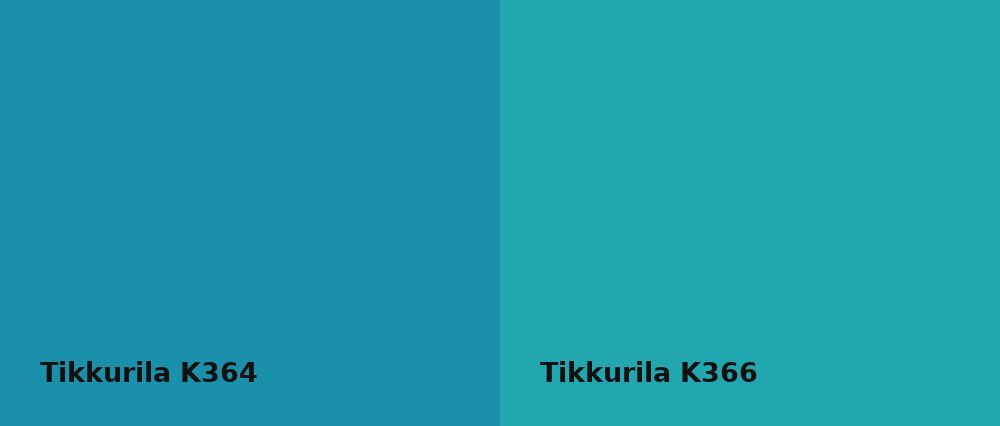 Tikkurila  K364 vs Tikkurila  K366