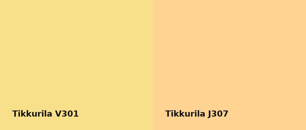 Tikkurila  V301 vs Tikkurila  J307