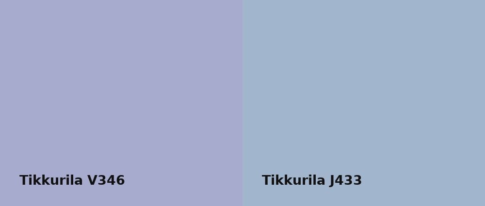 Tikkurila  V346 vs Tikkurila  J433