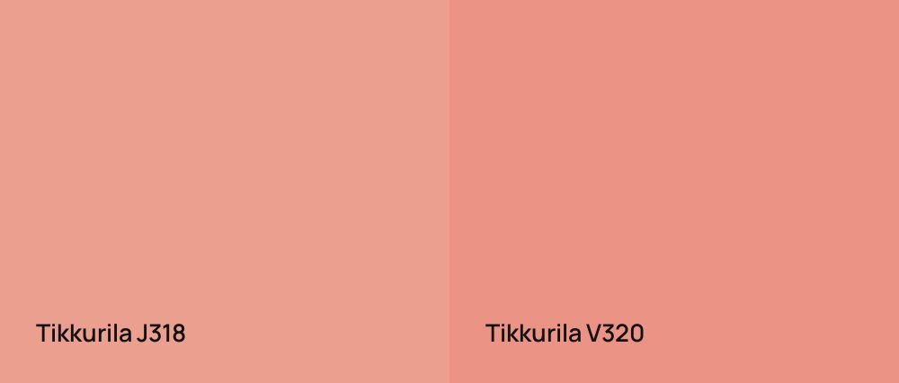 Tikkurila  J318 vs Tikkurila  V320