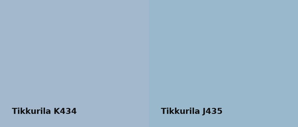 Tikkurila  K434 vs Tikkurila  J435