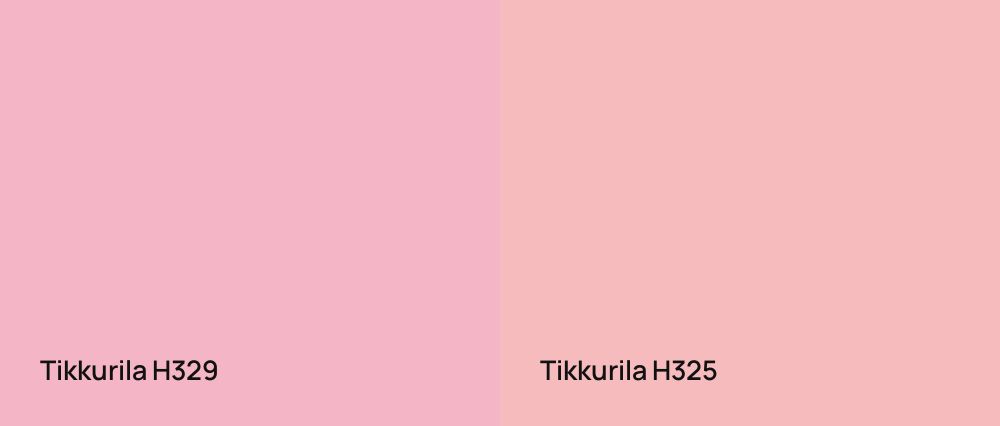 Tikkurila  H329 vs Tikkurila  H325