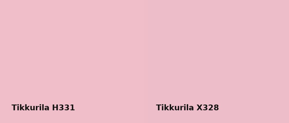 Tikkurila  H331 vs Tikkurila  X328