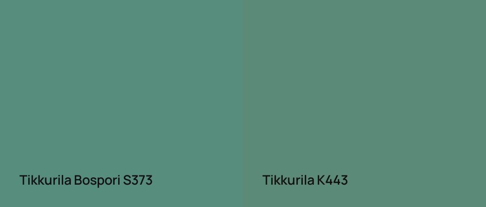 Tikkurila Bospori S373 vs Tikkurila  K443