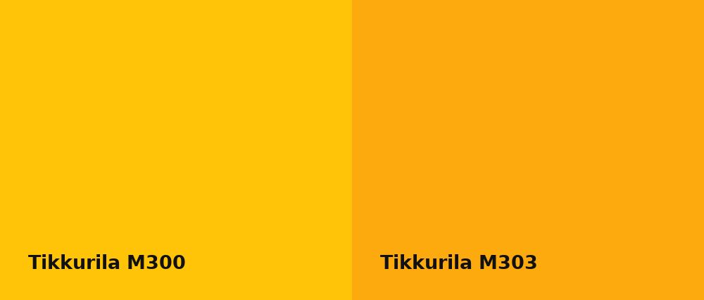 Tikkurila  M300 vs Tikkurila  M303