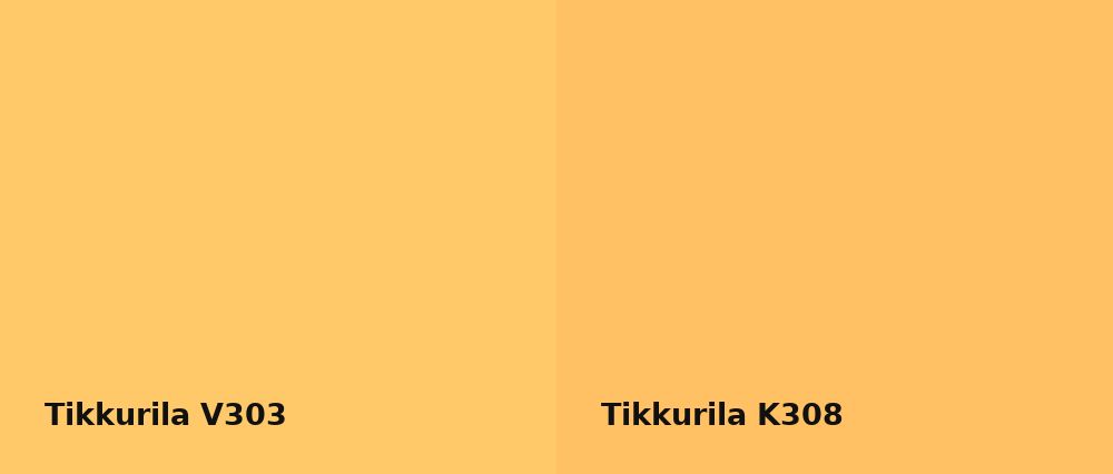 Tikkurila  V303 vs Tikkurila  K308