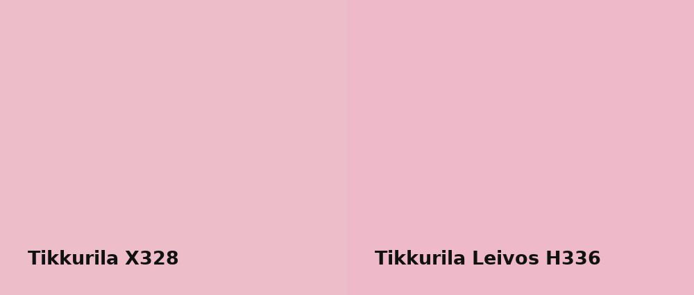 Tikkurila  X328 vs Tikkurila Leivos H336