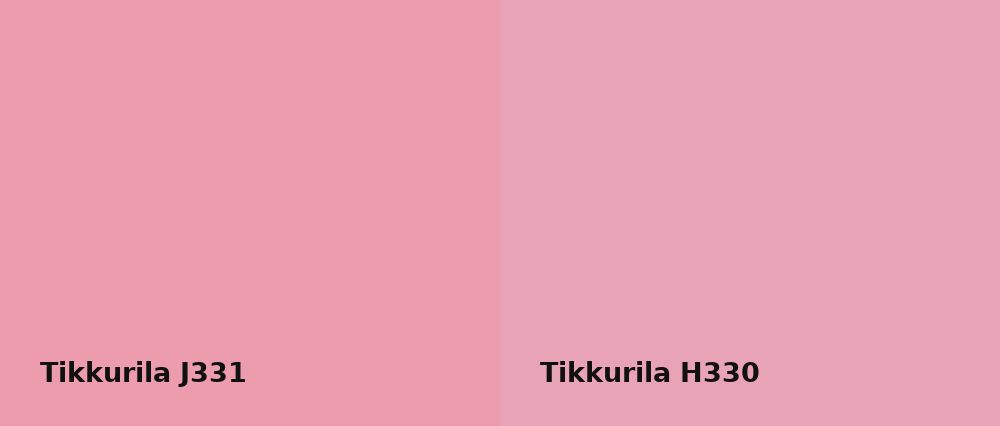 Tikkurila  J331 vs Tikkurila  H330