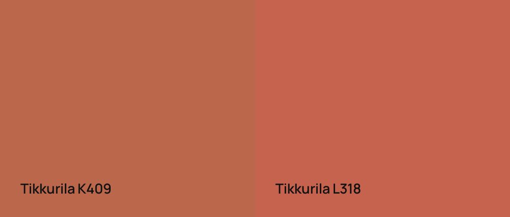 Tikkurila  K409 vs Tikkurila  L318