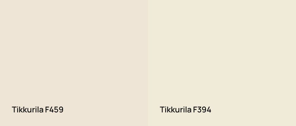 Tikkurila  F459 vs Tikkurila  F394