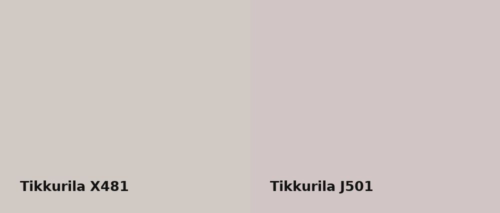 Tikkurila  X481 vs Tikkurila  J501