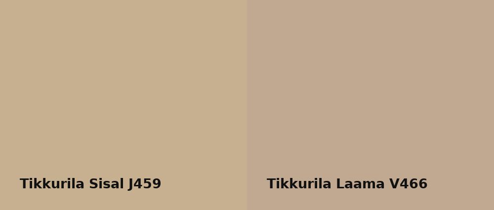 Tikkurila Sisal J459 vs Tikkurila Laama V466