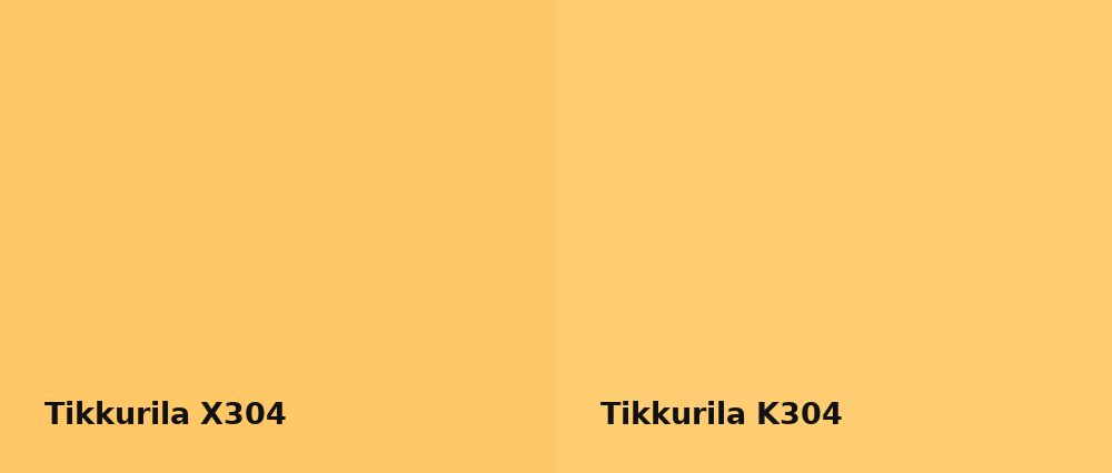 Tikkurila  X304 vs Tikkurila  K304