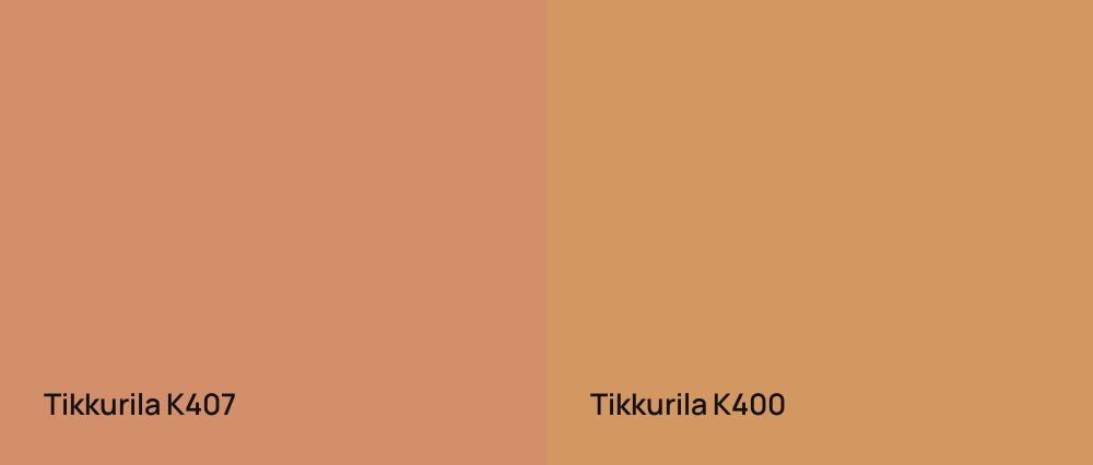 Tikkurila  K407 vs Tikkurila  K400