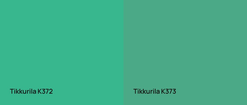 Tikkurila  K372 vs Tikkurila  K373