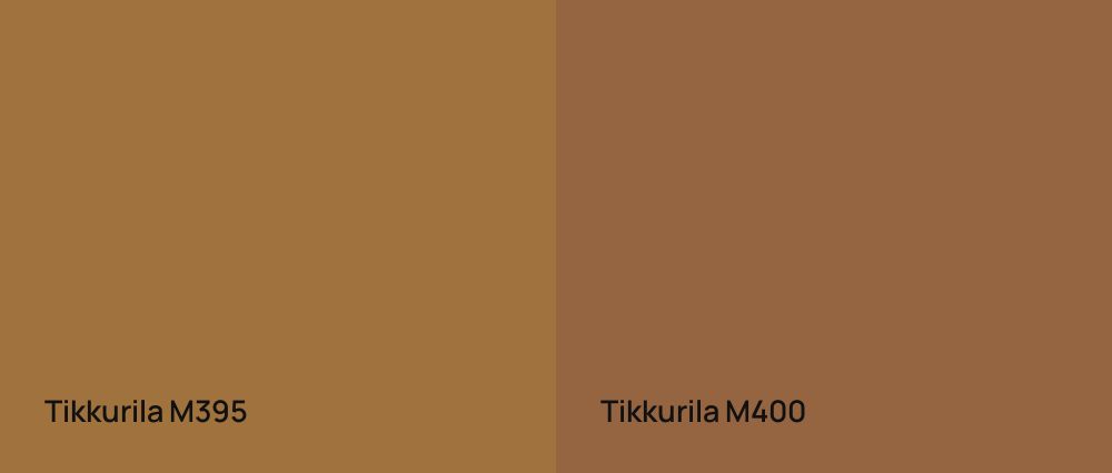 Tikkurila  M395 vs Tikkurila  M400