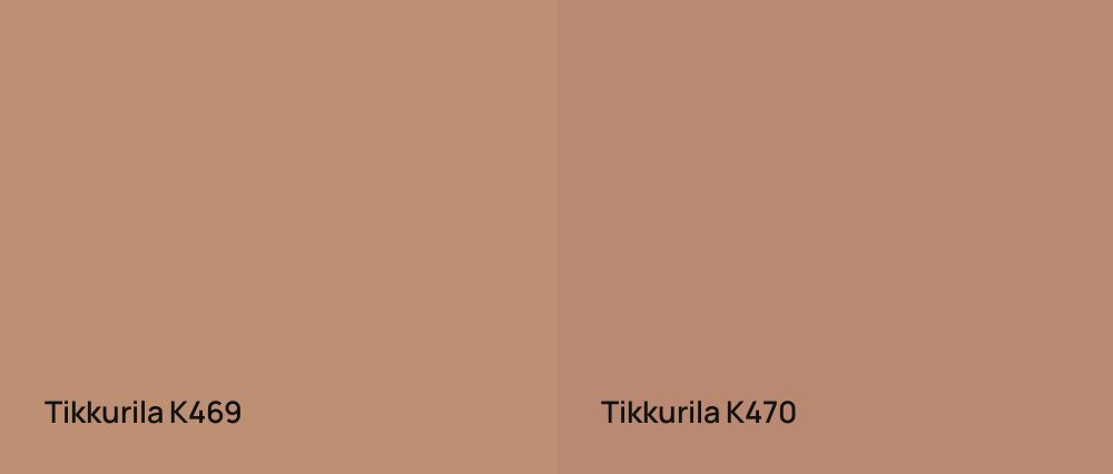 Tikkurila  K469 vs Tikkurila  K470