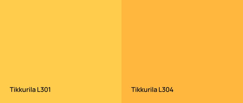 Tikkurila  L301 vs Tikkurila  L304