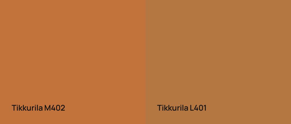 Tikkurila  M402 vs Tikkurila  L401