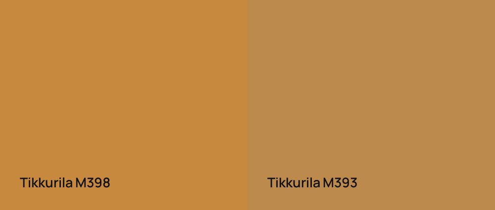 Tikkurila  M398 vs Tikkurila  M393