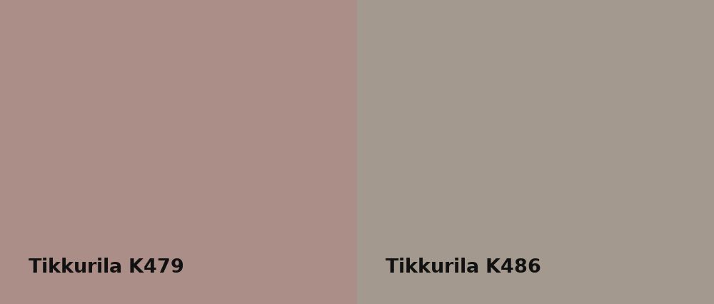Tikkurila  K479 vs Tikkurila  K486