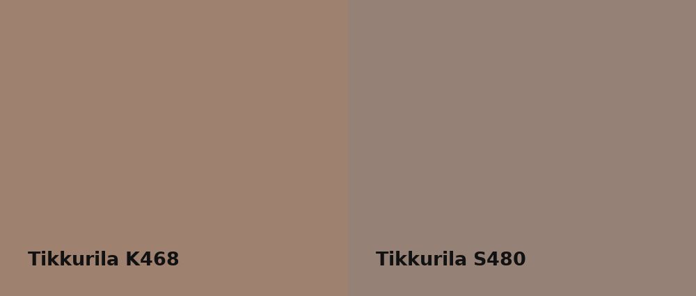 Tikkurila  K468 vs Tikkurila  S480