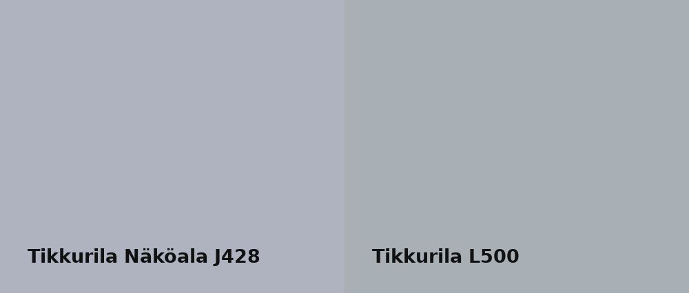 Tikkurila Näköala J428 vs Tikkurila  L500