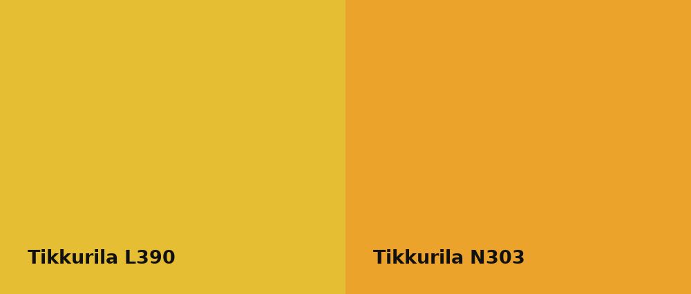 Tikkurila  L390 vs Tikkurila  N303