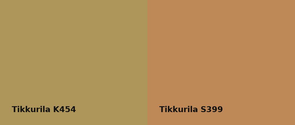 Tikkurila  K454 vs Tikkurila  S399
