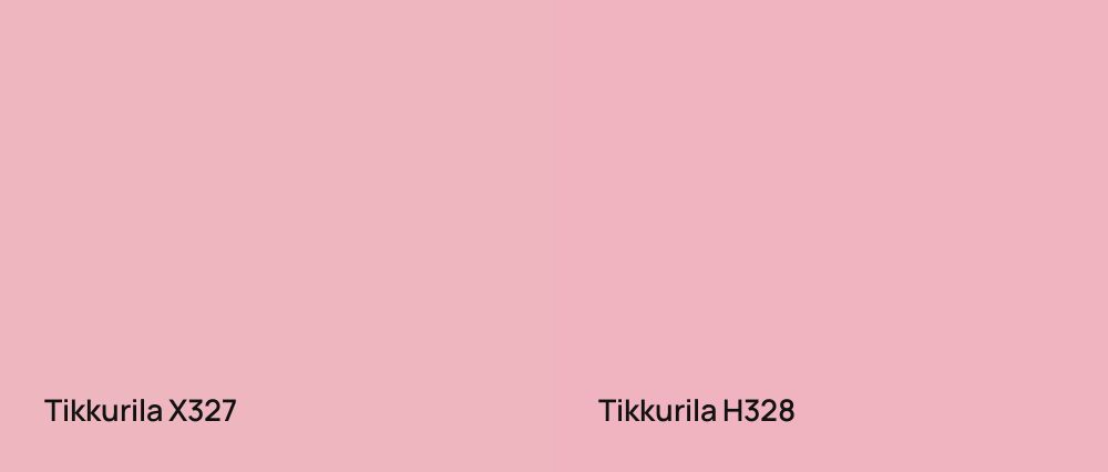 Tikkurila  X327 vs Tikkurila  H328