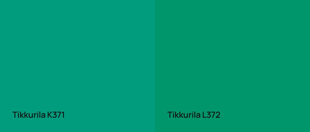 Tikkurila  K371 vs Tikkurila  L372