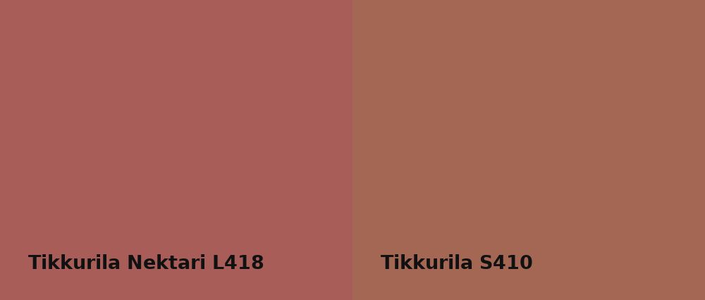 Tikkurila Nektari L418 vs Tikkurila  S410