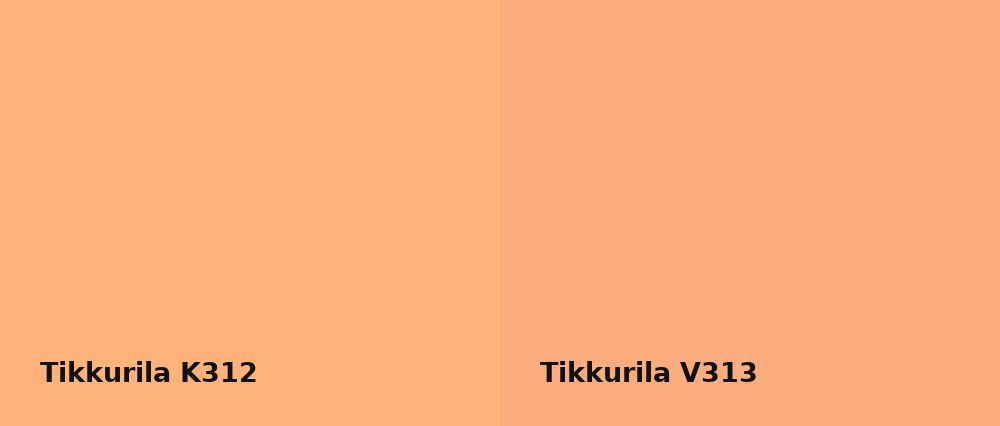 Tikkurila  K312 vs Tikkurila  V313