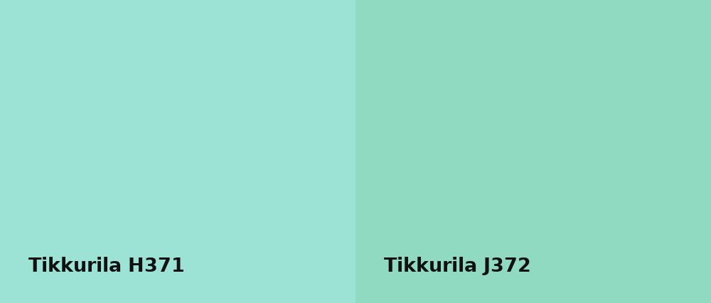 Tikkurila  H371 vs Tikkurila  J372