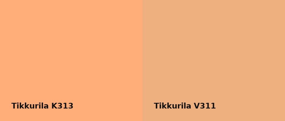 Tikkurila  K313 vs Tikkurila  V311