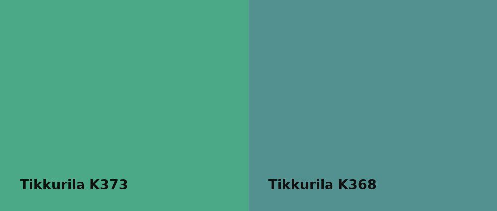 Tikkurila  K373 vs Tikkurila  K368