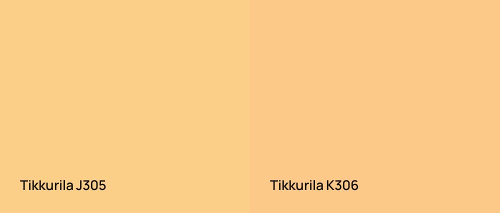 Tikkurila  J305 vs Tikkurila  K306