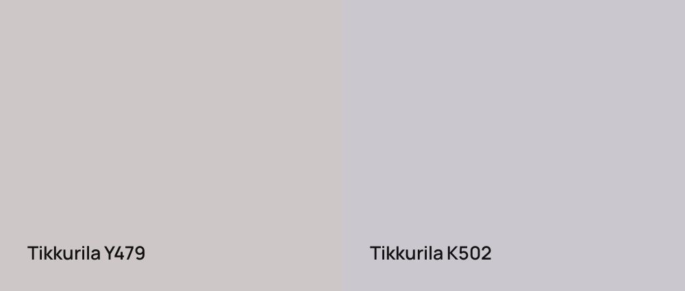 Tikkurila  Y479 vs Tikkurila  K502