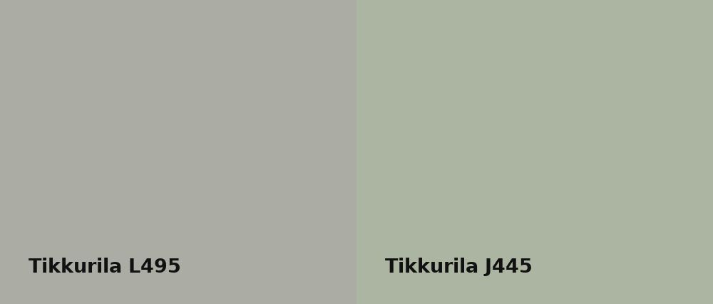 Tikkurila  L495 vs Tikkurila  J445