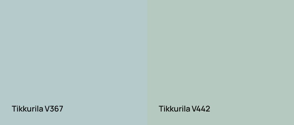 Tikkurila  V367 vs Tikkurila  V442
