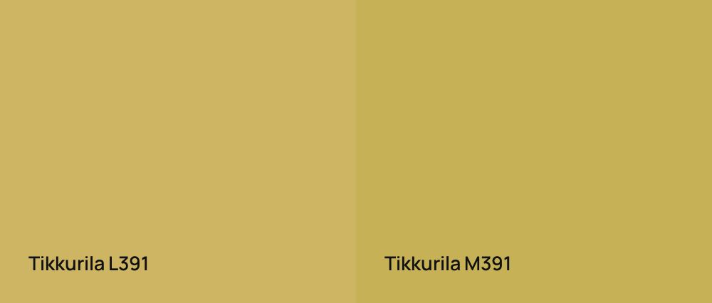 Tikkurila  L391 vs Tikkurila  M391