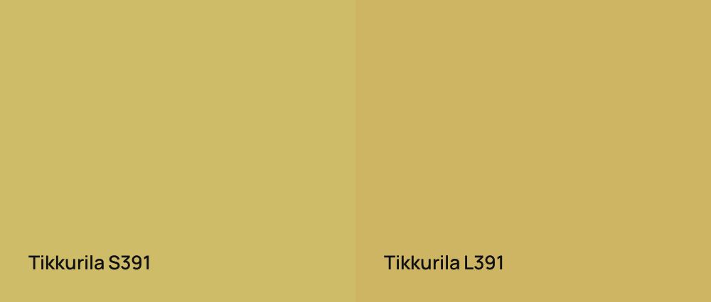 Tikkurila  S391 vs Tikkurila  L391