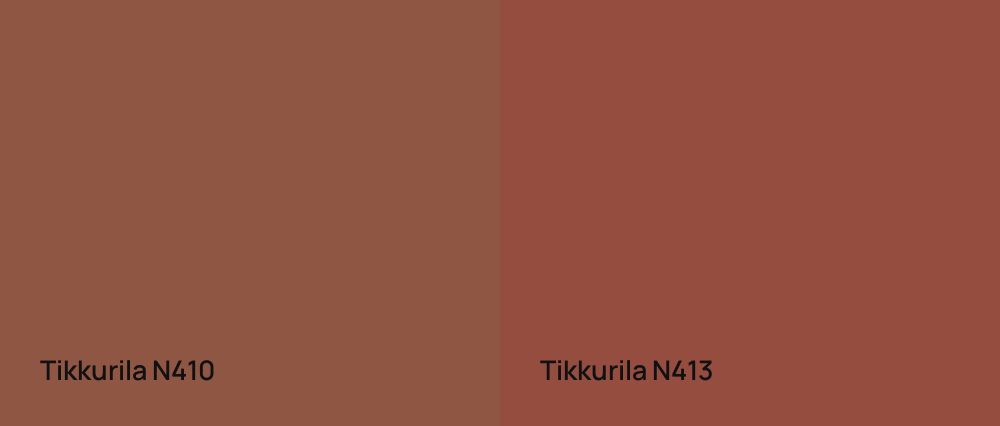 Tikkurila  N410 vs Tikkurila  N413