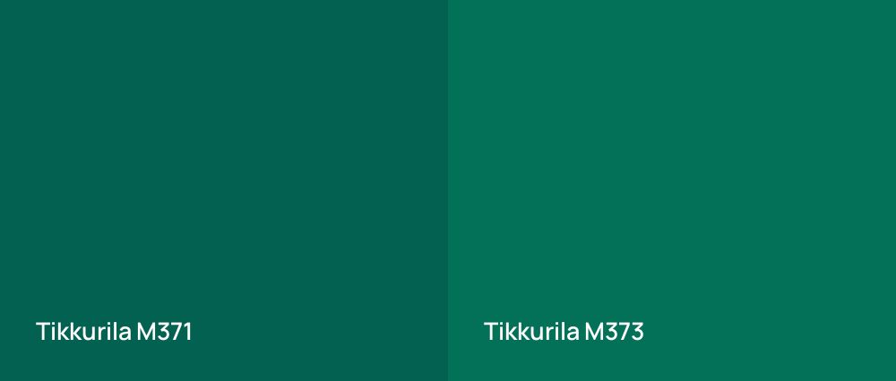 Tikkurila  M371 vs Tikkurila  M373