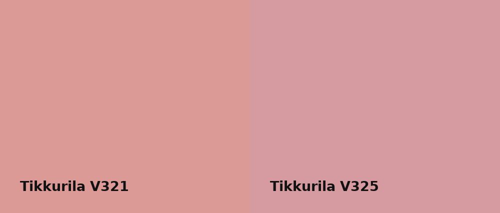 Tikkurila  V321 vs Tikkurila  V325
