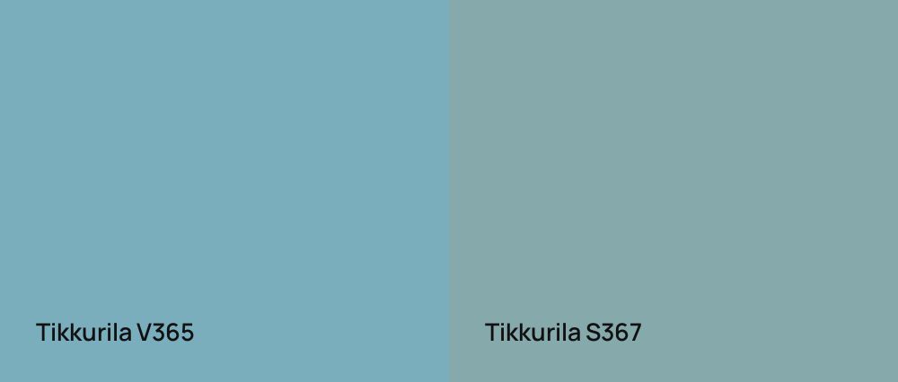Tikkurila  V365 vs Tikkurila  S367