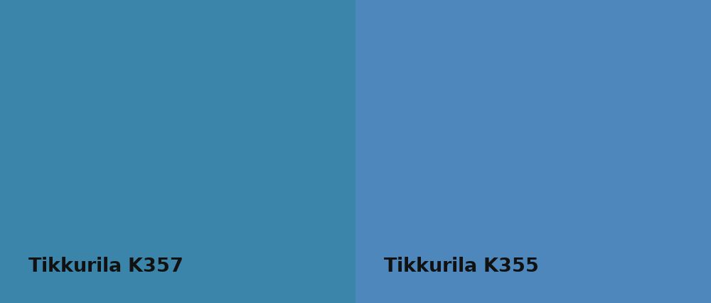 Tikkurila  K357 vs Tikkurila  K355
