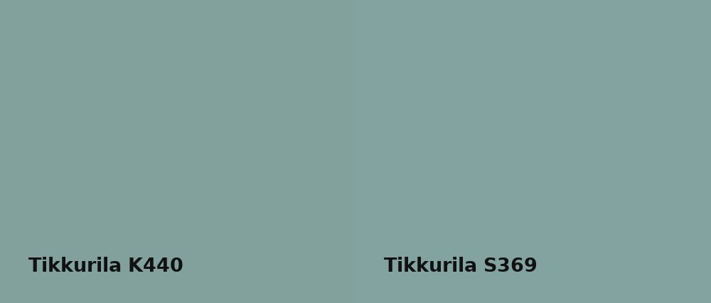 Tikkurila  K440 vs Tikkurila  S369