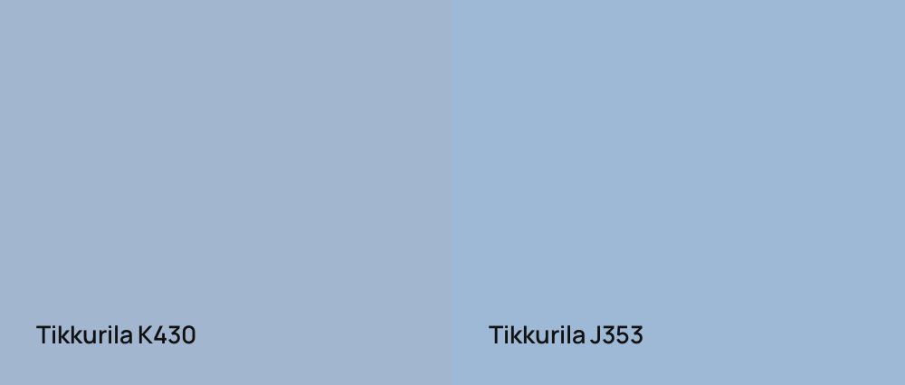 Tikkurila  K430 vs Tikkurila  J353